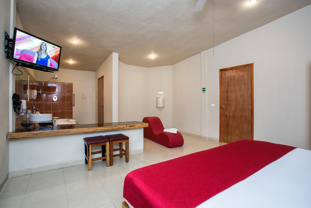 Auto Hotel Paraiso Inn Palenque Rum bild